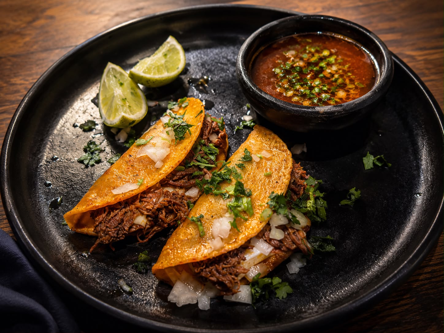 Tacos de birria de res